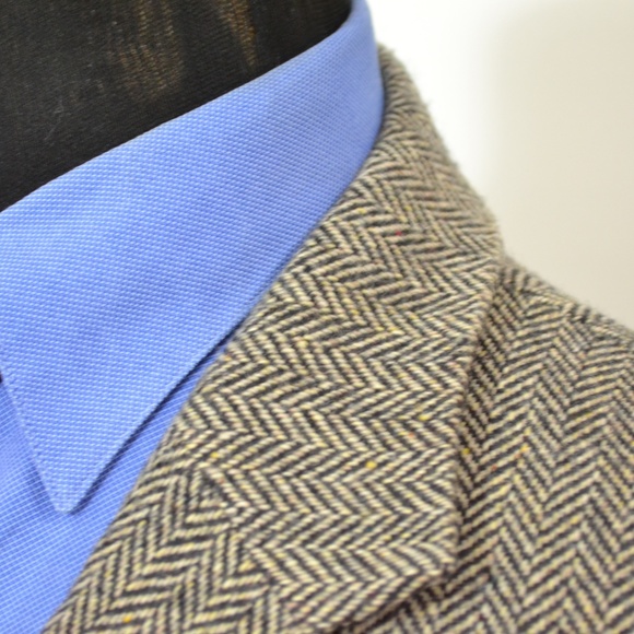 Grant Thomas 42L Sport Coat Blazer Suit Jacket Bla - Picture 2 of 8